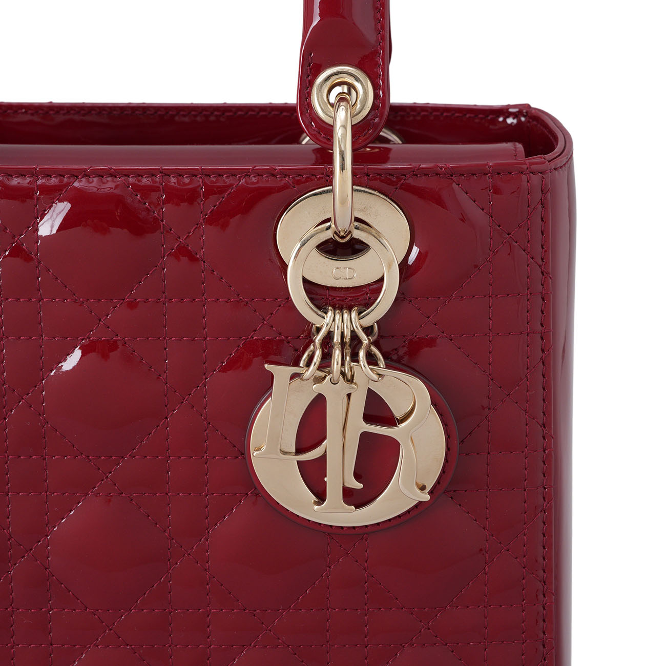 CHRISTIAN DIOR(USED)크리스찬디올 페이던트 레이디디올 미듐